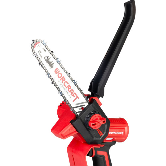 Saw Worcraft CHS-S20LiBD ShareSYS, brushless, 20V Li-ion, 8" chain, mini chainsaw
