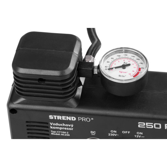 Air compressor AIRCOM AC250, 230V/12V Air compressor AIRCOM AC250, 230V/12V