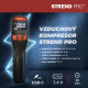 Battery handheld air compressor Strend Pro K25, 150 psi, 10 bar, LED light