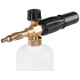Worcraft container for high-pressure cleaner, foaming nozzle