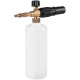 Worcraft container for high-pressure cleaner, foaming nozzle