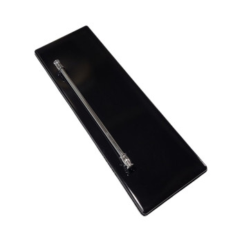 Black lower door for wood on the Kuzine stove