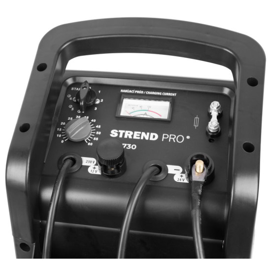 Стартерная тележка Strend Pro BC-730, 12/24В, 40 А, пусковой ток 400 А Стартерная тележка Strend Pro BC-730, 12/24В, 40 А, пусковой ток 400 А