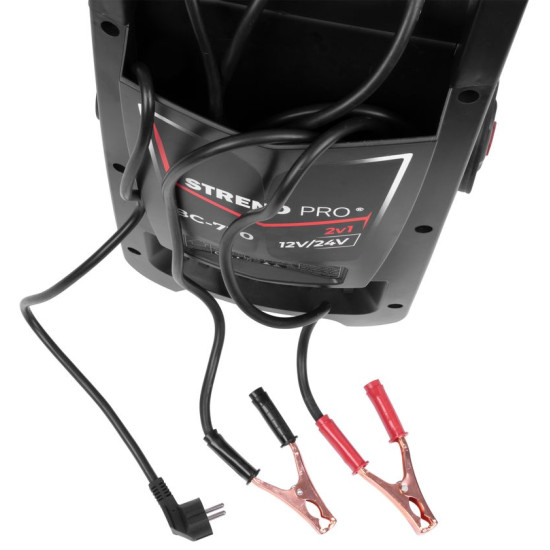 Стартерная тележка Strend Pro BC-730, 12/24В, 40 А, пусковой ток 400 А Стартерная тележка Strend Pro BC-730, 12/24В, 40 А, пусковой ток 400 А
