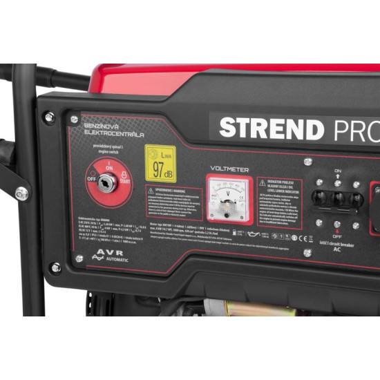 Power plant Strend Pro KM8000-A, 6.5/6.0 kW, with electr. starting, gasoline Power plant Strend Pro KM8000-A, 6.5/6.0 kW, with electr. starting, gasoline