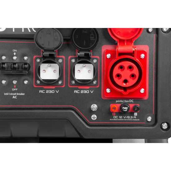 Power plant Strend Pro KM8000-A, 6.5/6.0 kW, with electr. starting, gasoline Power plant Strend Pro KM8000-A, 6.5/6.0 kW, with electr. starting, gasoline