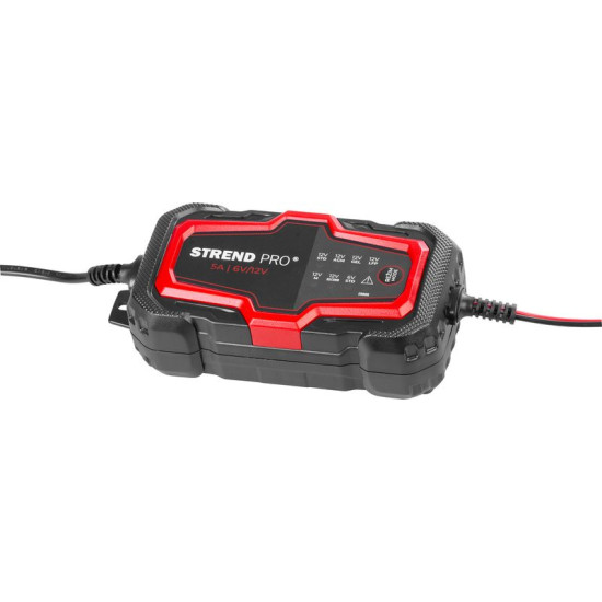 Автомобильное зарядное устройство Strend Pro BD03-Z5.0A-D1, 85Вт, 5А, 6В/12В, IP65, LED