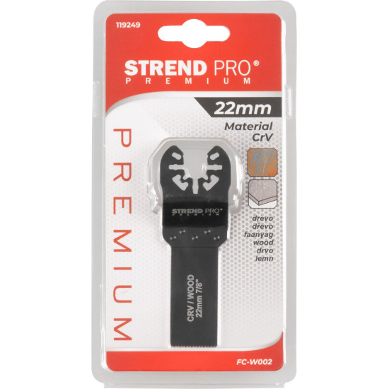 Пильное полотно Tool Strend Pro FC-W002 22 мм, для мультишлифовальной машины, Cr-V