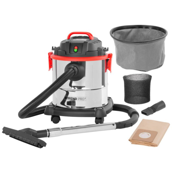 Vacuum cleaner Strend Pro K-411F / 1200, 20 lit, 1200 W, industrial Vacuum cleaner Strend Pro K-411F / 1200, 20 lit, 1200 W, industrial