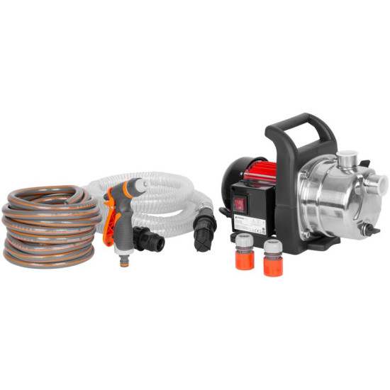 Pump Strend Pro Garden, MJP1000, INOX, 1000W, 57 l/min, aed, täiskomplekt