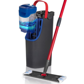 Vileda H2Pro Mop, плоская швабра с двухкамерной системой