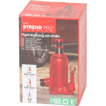 Strend Pro Premium домкрат, 12 тонн, 210-415 мм, гидравлический домкрат