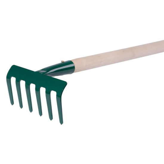 Garden rake 109/1000 6 tooth, with handle Garden rake 109/1000 6 tooth, with handle