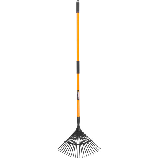 Garden rake with fiberglass handle, 22tooth, 1500mm