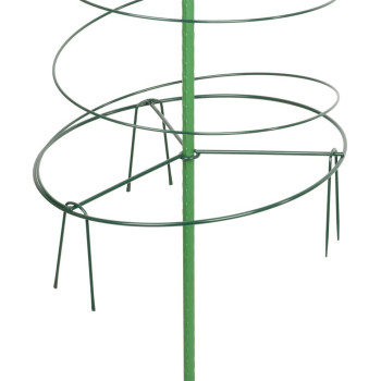 Tomato cage 165x30,5cm PE coated steel cane staples 3pcs Tomato cage 165x30,5cm PE coated steel cane staples 3pcs