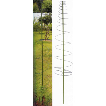 Tomato cage  165x30,5cm PE coated steel cane staples 3pcs