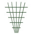 Garden Trellis V-shaped 145x5x75 cm, 4/4,7 mm, green