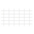 Garden Trellis 145x42,5 cm, 4/4,7 mm, white