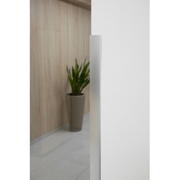 Bar Strend Pro CS147, Alu 1500x40x0.8 mm, matt silver, 0.8 mm, corner