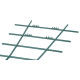 Сетка Strend Pro GreenGarden, опора для цветов и растений, садоводство, зеленая, ПП, 305х565 мм