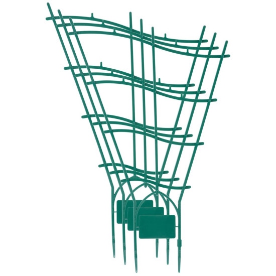 Сетка GreenGаrden, опора для цветов и растений, садовая, зеленая, ПП, 180x290 мм