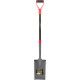 Spade Strend Pro Premium ErgoBULL, straight, with fiberglass handle D, drainage, 1150 mm