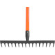 Strend Pro rake, 16 teeth, fiberglass handle, 1480 mm Strend Pro rake, 16 teeth, fiberglass handle, 1480 mm