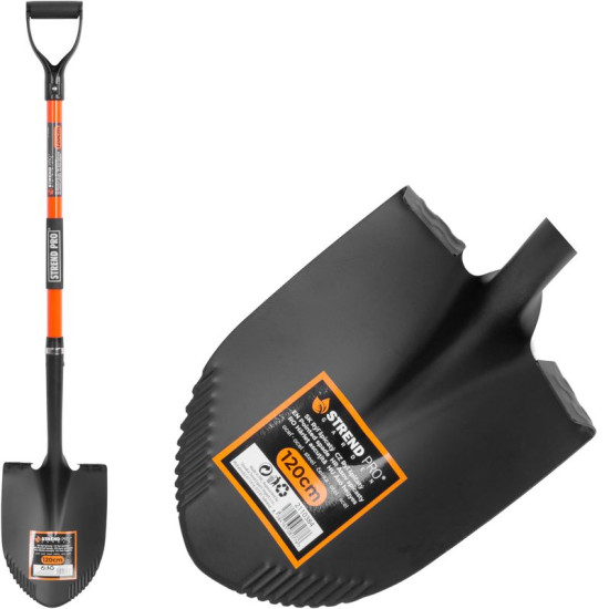 Лопата Strend Pro Premium, остроконечная, стекловолокно, ручка D 1230 мм Лопата Strend Pro Premium, остроконечная, стекловолокно, ручка D 1230 мм