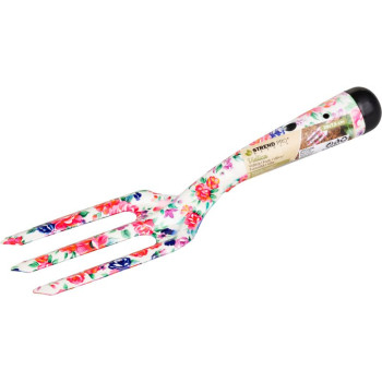 Cultivator Strend Pro, gardening, manual, flower print, metal, Ladies line