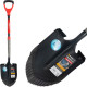 Spade Strend Pro Premium RedShark, pointed, with fiberglass handle D 1150 mm, warranty 10 years.