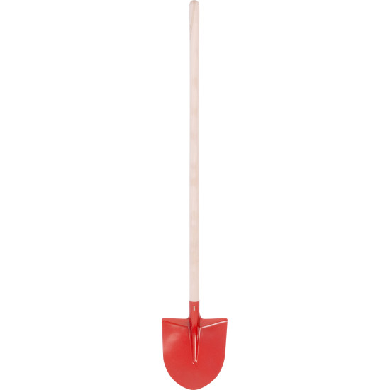 Shovel S510B Frankfurt, red, with handle, 275x240 mm Shovel S510B Frankfurt, red, with handle, 275x240 mm