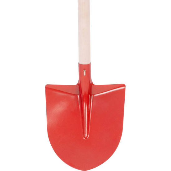 Shovel S510B Frankfurt, red, with handle, 275x240 mm Shovel S510B Frankfurt, red, with handle, 275x240 mm