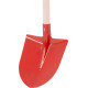 Shovel S510B Frankfurt, red, with handle, 275x240 mm Shovel S510B Frankfurt, red, with handle, 275x240 mm