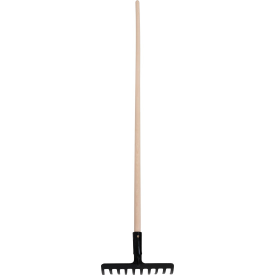 Грабли Strend Pro Premium R-606, 10 зубьев, кованые, ручка деревянная.