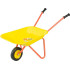 Тачка Strend Pro, 76x38x43 см, детская, жёлтая, металлическая ручка