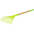 Rake Strend Pro, for lawn, children's, wood+steel, 74 cm