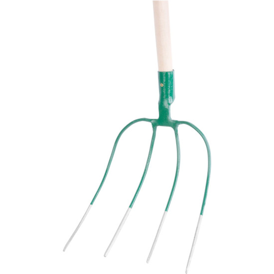 Farmers fork F124, 4-tooth, wide, with handle Farmers fork F124, 4-tooth, wide, with handle