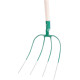 Farmers fork F124, 4-tooth, wide, with handle Farmers fork F124, 4-tooth, wide, with handle