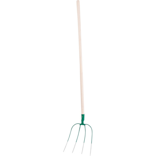 Farmers fork F124, 4-tooth, wide, with handle Farmers fork F124, 4-tooth, wide, with handle