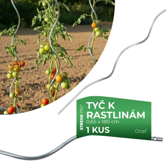 Varras GS1 1800/6,5 mm, spiraal, Zn traat, tugitaimed ja tomatid Varras GS1 1800/6,5 mm, spiraal, Zn traat, tugitaimed ja tomatid