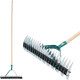 Garden rake for aeration 11teeth/21teeth + wooden handle