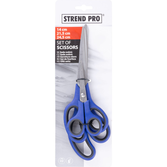 Sets of scissors 140mm/215mm/245mm Strend Pro Sets of scissors 140mm/215mm/245mm Strend Pro