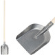 Labidas S504-4.WH Universaalne, 270x220 mm, puidust käepide