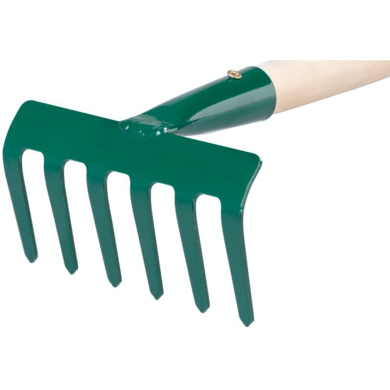 Garden rake 109/550 6 tooth, with handle Garden rake 109/550 6 tooth, with handle