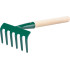 Garden rake 109/250  6 tooth, with handle