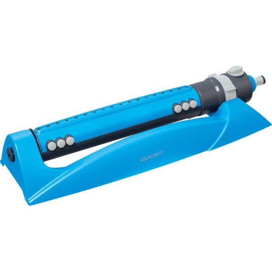 Oscillating sprinkler 18 rubbered nozzles AQUACRAFT, with 6 switches