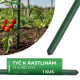 Garden pole 11/0900mm, PVC coated