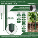 Garden pole 11/1800mm, PVC coated