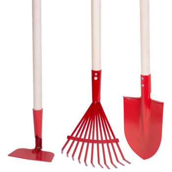 Strend Pro Herrison 9357G minitööriistade komplekt, aiandus, reha, labidas, kõblas, puidust käepide 900 mm Strend Pro Herrison 9357G minitööriistade komplekt, aiandus, reha, labidas, kõblas, puidust käepide 900 mm