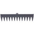 Rake R140, 13 teeth, plastic, with straightening